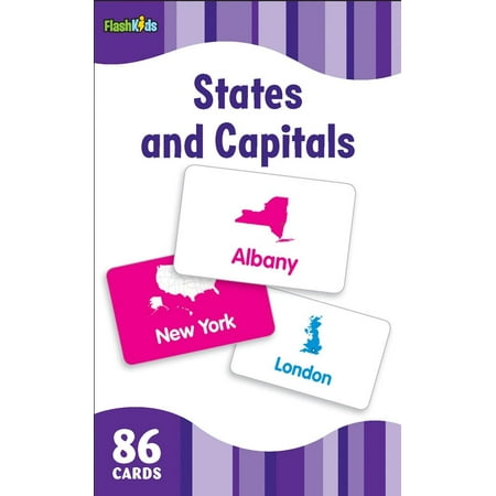 States and Capitals Flash Cards - Walmart.com