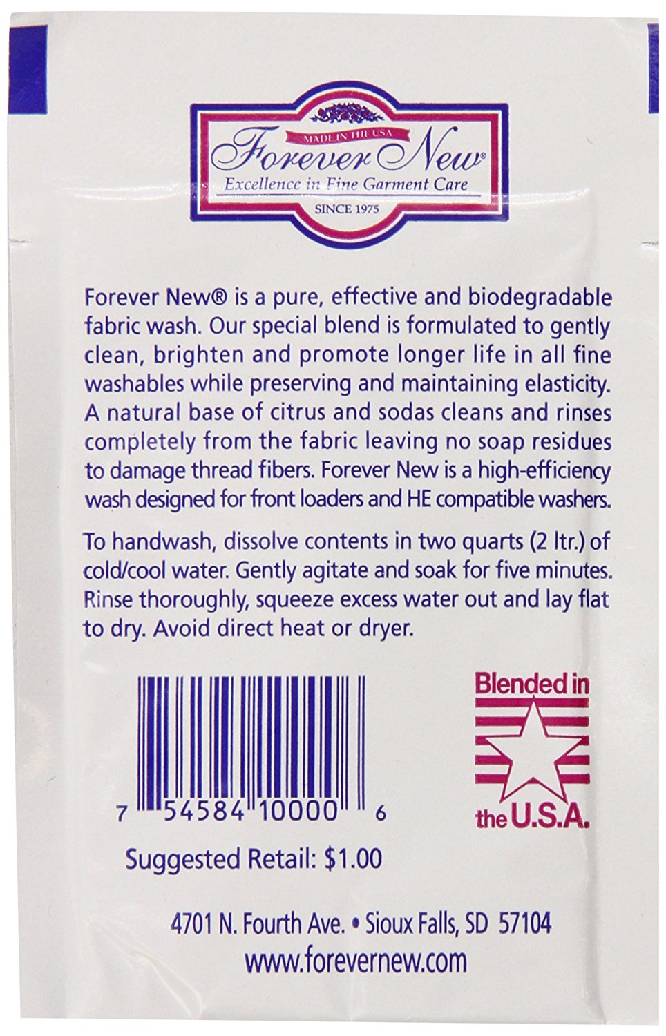 Forever New 10000 Fabric Care Wash Granular Laundry Detergent 33 Oz 16 Pack Walmart Com Walmart Com