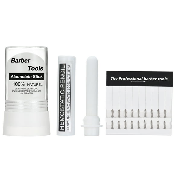 Stops Bleeding Styptic Pencil Alum Matchsticks Alum Stone 100% Natural After Shave Styptic Matches Stick Stone Shave Accessories for Men Razor Nicks Barber Home Use