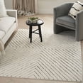thumbnail image 2 of Nourison Cozy Modern Scandinavian Indoor Area Rug Ivory Black 3'11"x5'11", 2 of 13