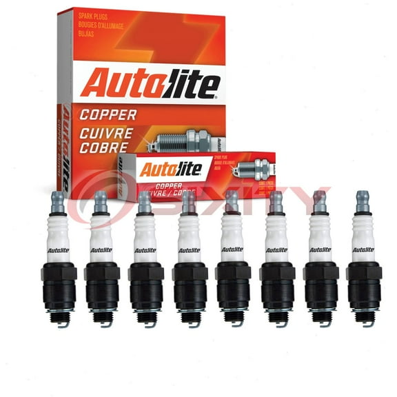 8 pc Autolite 3136 Copper Core Spark Plugs for 526 M8 P6 W260MZ1 Ignition Wire Secondary