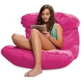 thumbnail image 6 of Posh Creations Laguna Lounger Bean Bag Chair, Kids, 3 ft, Pink, 6 of 6
