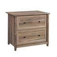 thumbnail image 4 of Sauder Edge Water 2-Drawer Lateral File Cabinet, Washed Walnut Finish, 4 of 11