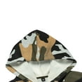 thumbnail image 2 of Chandail à Capuchon pour Hommes à Manches Longues, Chandail à Capuche Camouflage à Enfiler avec Poche, 2 of 7
