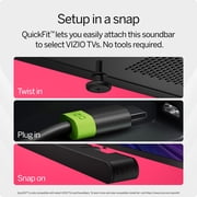 VIZIO 4.1 Soundbar with Dolby Atmos, Wireless Surround Speakers & Compact Subwoofer, QuickFit Compatible (SV410XW-0905)