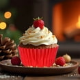thumbnail image 6 of Scheam 2inch Christmas Mini Cupcake Liners Metallic Foil Cupcake Wrappers Home Muffin Liners Kitchen Baking Holders for Party Cake Candy Chocolate Decorations (Red,Green,Gold/300 Pcs), 6 of 7