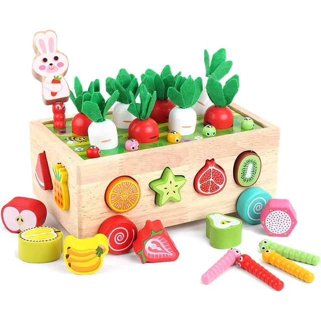 Wooden Montessori Shape Sorting Toy, Shape Sorting Toy,Fine Motor Skill Educational Learning Game