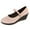 Pink 1, variant on Wensltd Wedge Shoes for Women Suede Soft Bottom Comfortable Casual Walking Shoes