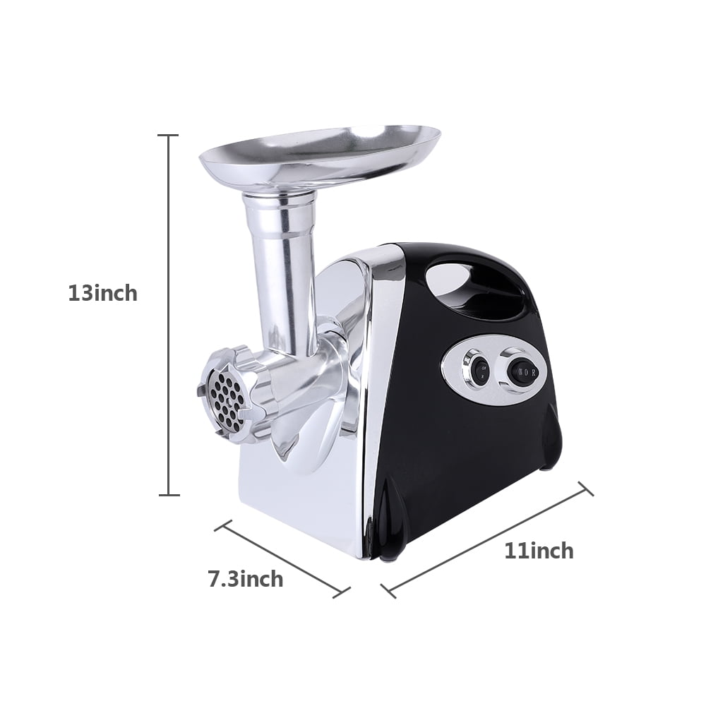 Kepooman Electric Meat Grinder with Handle, Kitchen Food Mincer Sausage Maker, Black Kepooman Electric Meat Grinder with Handle, Kitchen Food Mincer Sausage Maker, Black