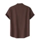 thumbnail image 5 of pstuiky camisetas camisas para hombre, Camisa hawaiana informal de manga corta con cuello alto y botones para hombre camisetas de hombre m, 5 of 6