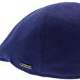 thumbnail image 5 of Walrus Hats Blue Luxe Grand Master Duckbill Cap – Classic 6-Panel Wool Blend Flat Cap – Suede Brim Underside & Soft Cotton Liner for Timeless Comfort, 5 of 7
