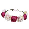 thumbnail image 3 of Diadema de flores Sunnimix Boho Rosa, 3 of 5