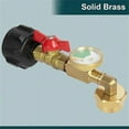 thumbnail image 3 of RAIN Propane Refill Adapter with Valve and Gauge, Fill 1 Lb Bottles From 20 Lb Tank, 90-Degree Elbow Des, 3 of 4