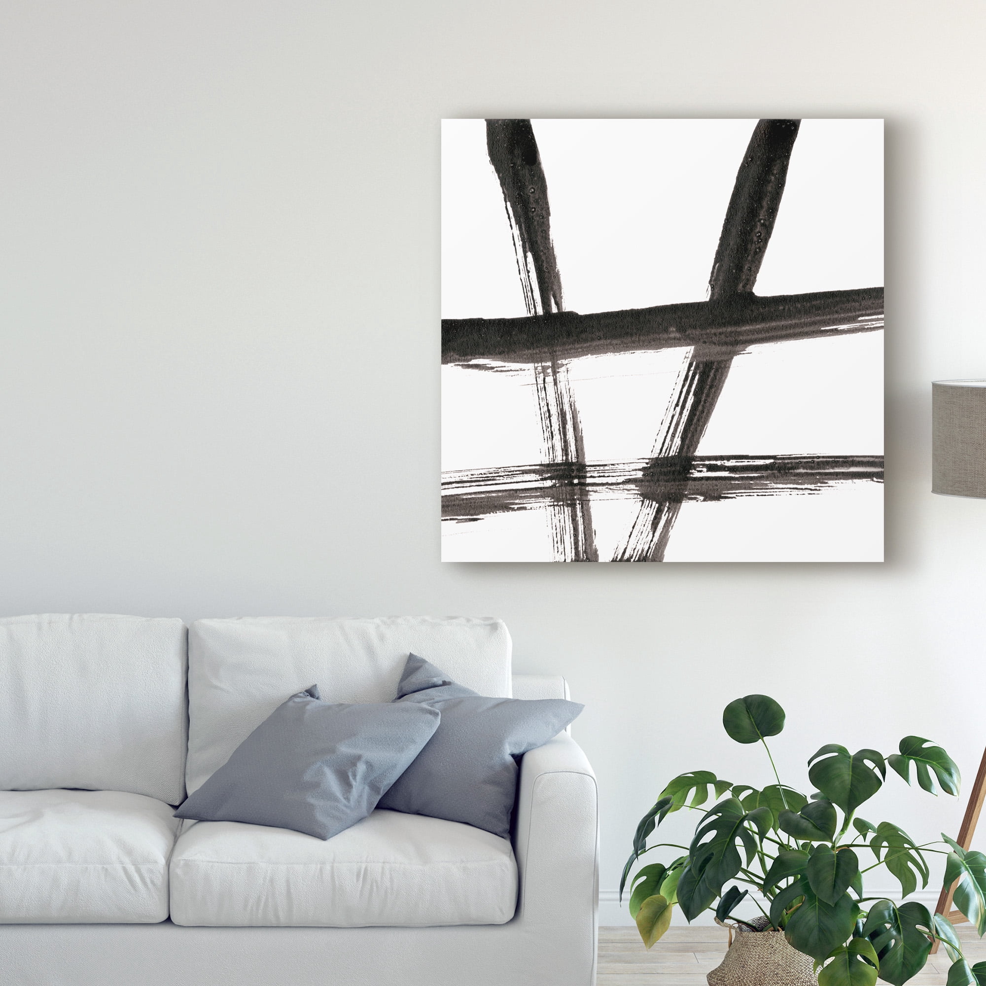 Trademark Fine Art 'Linear Expression VI' Canvas Art by J. Holland