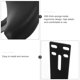 thumbnail image 5 of Respaldo para sillín eléctrico, cojín para asiento de bicicleta, soporte universal para bicicleta eléctrica (negro), 5 of 5