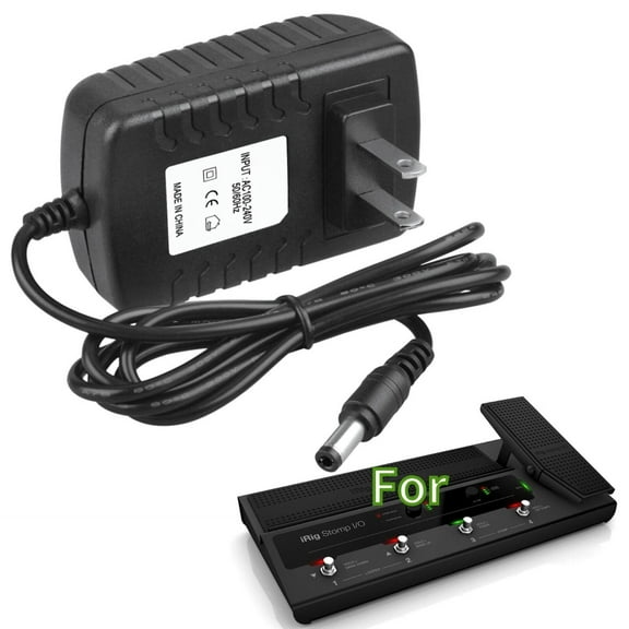 K-MAINS 5V 3A AC Adapter Charger Compatible With IK Multimedia iRig Stream Stomp Pro Keys I/O PSU