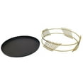 thumbnail image 3 of Dudki Metal Round Cake Stand Dessert Platter Cup Cake Holder For Birthdays Christmas Wedding Ceremony Home Office Decorations Display Stand Gift (12In), 3 of 5