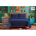 thumbnail image 2 of Juego de Sábanas Polares Matrimoniales We2 Dream - Extra suave s- Para todo el año y habitaciones con aire acondicionado - Color Azul Marino, 2 of 11