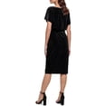 thumbnail image 2 of Kensie Womens Studded Blouson Dress, Black, X-Small, 2 of 2