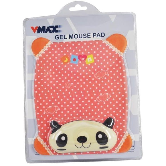 Vmax Tapis de Souris en Gel en Textile de Nylon, Orange