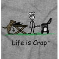 thumbnail image 2 of Sneaky Dog Eating BBQ Funny Grilling Men's Big & Tall Crewneck Sweatshirt Brisco Brands 3X, 2 of 5