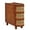 Brown, variant on Topcobe Wood End Table, 3-Drawer Side Table NightStand with 3 Rattan Drawers, Small Side Table, End Tables Living Room, Rustic Brown