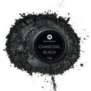 MEYSPRING Mica Pigment Powder for Epoxy Resin Art Charcoal Black 50 gm