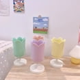 thumbnail image 3 of INS Students Stationery Plastic Makeup Brush Holder Storage Bucket Pen Holder Storage Tank Cup GREEN, 3 of 8
