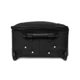 thumbnail image 4 of Protege 25 Inch Regency Checked 2-Wheel Upright Luggage, Black (Walmart Exclusive), 4 of 10