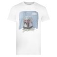 thumbnail image 1 of Star Wars - Camiseta de Boba Fett Pintar para Hombre (Blanco), 1 of 2
