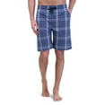 thumbnail image 3 of Hanes Men's and Big Men's Woven Stretch Sleep Jam Shorts, 2-Pack, 3 of 11