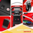 thumbnail image 3 of Drift Go Kart for Kids, 24V Electric Drift Car Kids Ride on Toys, Ages 6-12, 360 Drifting, 300W Brushless Motor - Red, 3 of 6