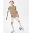 thumbnail image 4 of AIR-Boy's 3 Pack Athletic T-Shirts, Kid's Short Sleeve Quick Dry Tech Workout Tees, Gym Exercise Stretch Fabric Tops, 4 of 4