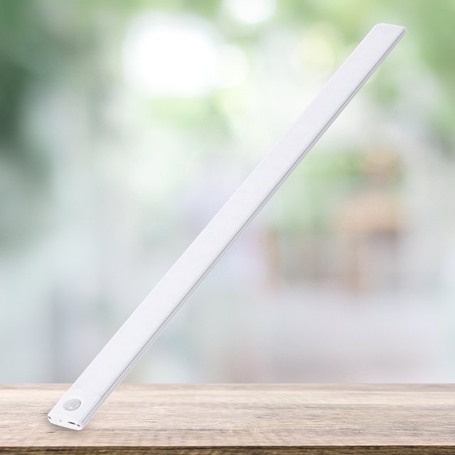Bajo Las Luces Del Gabinete Lámpara de gabinete con sensor de movimiento, luz magnética ultrafina, muebles para el hogar (40 cm)