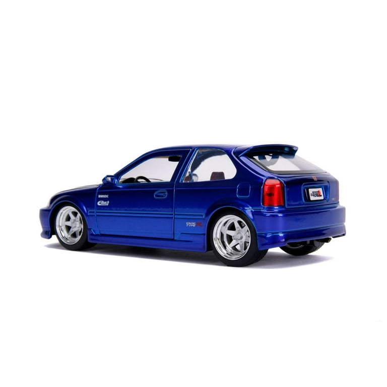1997 Honda Civic Type R Candy Blue with Carbon Hoo - Walmart.com