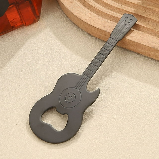 Hbdhejl Aimant de Réfrigérateur en Forme de Guitare en Acier Inoxydable