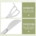 thumbnail image 4 of Miangastore Stainless Steel Tweezers with Rake and Spatula for Home Use Small Garden Tools 1 Set Silver, 4 of 8