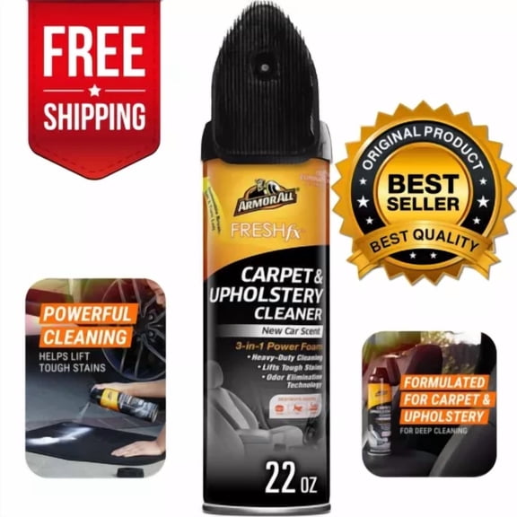 Armor All New Car Scent Fresh Fx Carpet And Upholstery Cleaner - 22 Oz