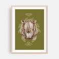 thumbnail image 2 of Butterflies and Rhino | Rhino Watercolor portrait - Photography Unframed Wall Art Print 5 x 7 inches, 2 of 16