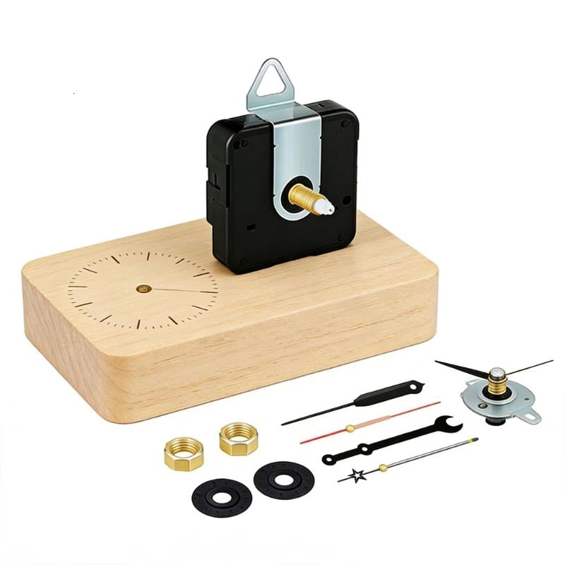 ANXPTIME Clock Mechanism Replacement Kits Plastic Quiet Movement Component with Hands