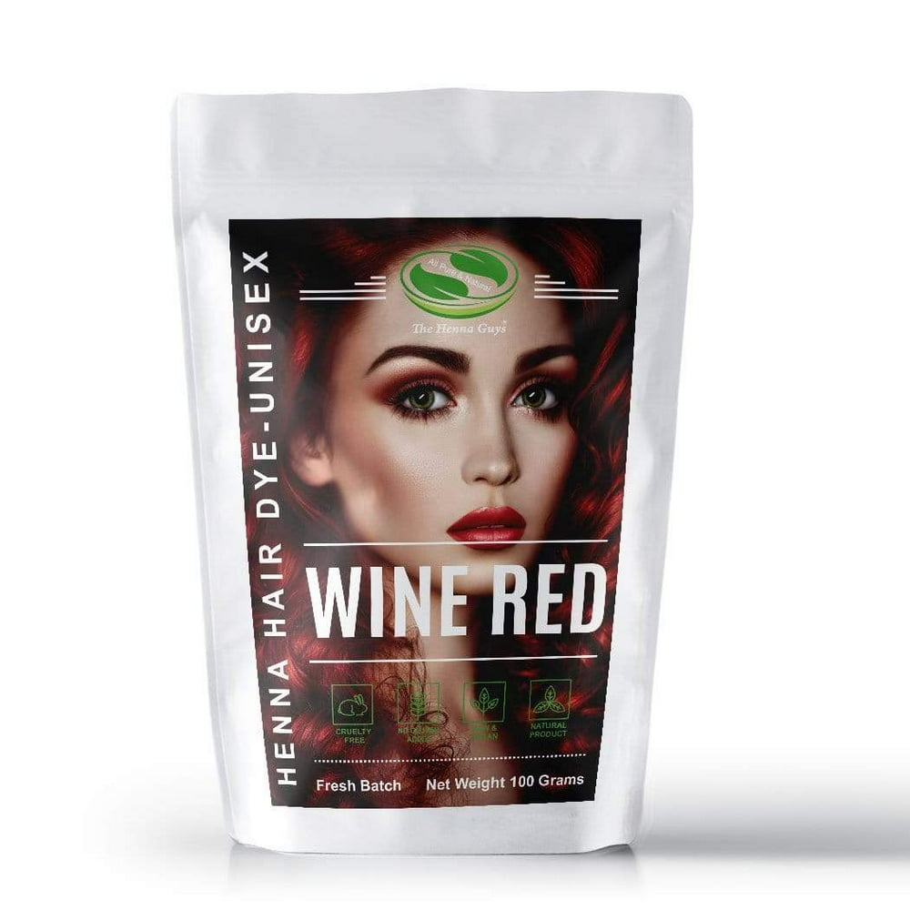 Wine Red Henna Hair Dye