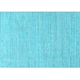 thumbnail image 1 of Ahgly Company Indoor Rectangle Solid Light Blue Modern Area Rugs, 6' x 9', 1 of 4