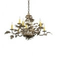 thumbnail image 3 of Meyda Tiffany 225725 Oak Leaf 9 Light 32" Wide Taper Candle Style Chandelier - Copper, 3 of 5
