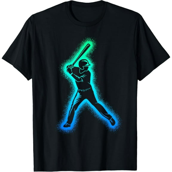 Playful Comfort Tee - Baseball Player Kids Men Boys Baseball T-Shirt