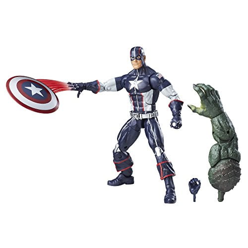 Marvel Legends Captain Britain Figure - 6 Inch Energized Emissaries Series With BAF Piece