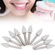 thumbnail image 4 of Juego De Fresas De Pulido Dental Grises, 10 Uds. Brocas De Pulido De Baja Velocidad Para Dientes De Cerámica Y Compuestos, Fáciles De Transportar Y Usar, 4 of 7