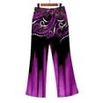 thumbnail image 6 of Bovemsi Wide Leg Pants Woman High Waist Patterned Lightweight Loose Fit Casual Colorful Trouser Jeans Travel Pants, 6 of 9