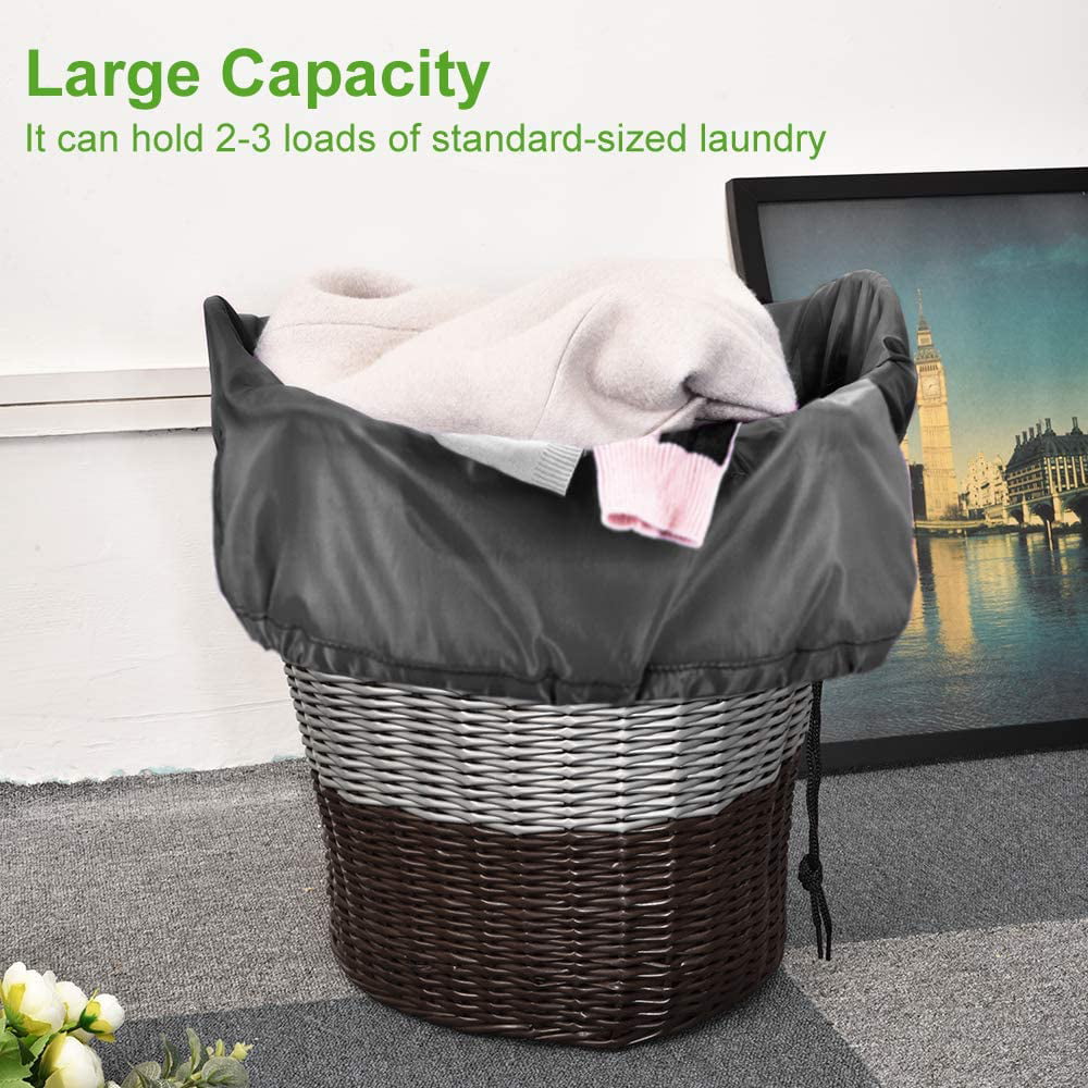 Large Capacity Folding Laundry Bag for Quilt Pillow Dustproof Devlop Laundry Basket Storage Blanket and Clothes 【Waterproof Feather Collapsible Laundry Hampers Fabric Foldable Bedding 