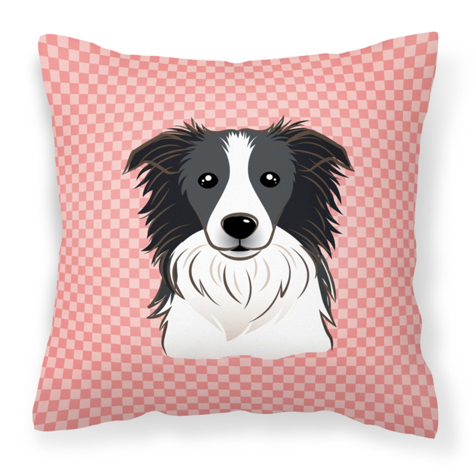 border collie throw pillow