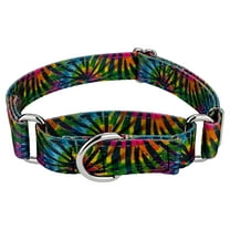 Country Brook Petz® Tie Dye Stripes Reflective Martingale Dog Collar, Large
